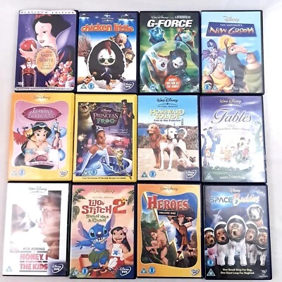 Disney Animated Kids Childrens Film DVD Bundle x  12 Snow White, Chicken Little - Image 1 of 4
