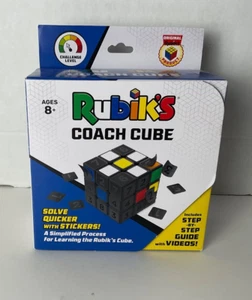 Rubik's Coach Cube Solve 3x3 Cube Use Stickers Spin Master Brand New - Picture 1 of 5