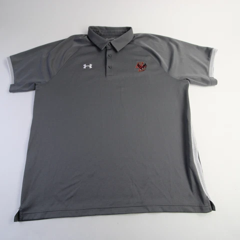 Boston College Eagles Under Armour HeatGear Polo Men's Gray Used Cover