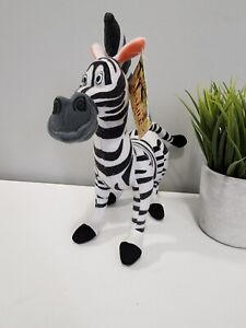New Madagascar Dreamworks Marty Zebra Plush 12 Inch Stuffed Animal 2004 Toy