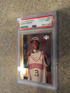 1996 Upper Deck Allen Iverson RC PSA 9 - Picture 1 of 4