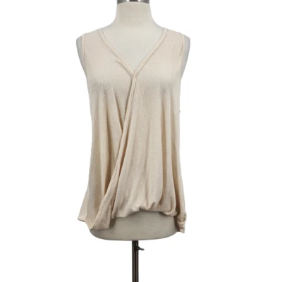 Top sin mangas Evereve Allison Joy Halston drapeado para mujer talla S nuevo con etiquetas Foto 1 de 4