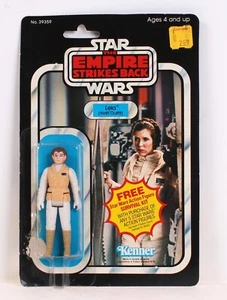 Vintage 1980 Star Wars Leia (Hoth) Figure - Kenner - 41 Back MOC - Picture 1 of 2