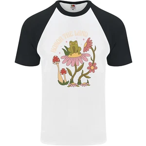 Honor El País Rana Climate Change Hippy Hombre S/S Camiseta de Béisbol - Bild 1 von 43