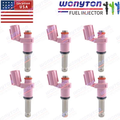 Inyectores de combustible 6 piezas 23250-31070 para Lexus GS450h GS350 IS F IS350 Toyota Avalon Foto 1 de 4