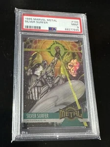 1995 Marvel Metal #133 Silver Surfer - PSA 9 - Picture 1 of 2