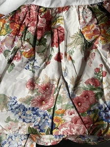 NEW RALPH LAUREN Beach House ~Southampton *QUEEN Bed Skirt Vintage FLORAL Flower - Picture 1 of 9
