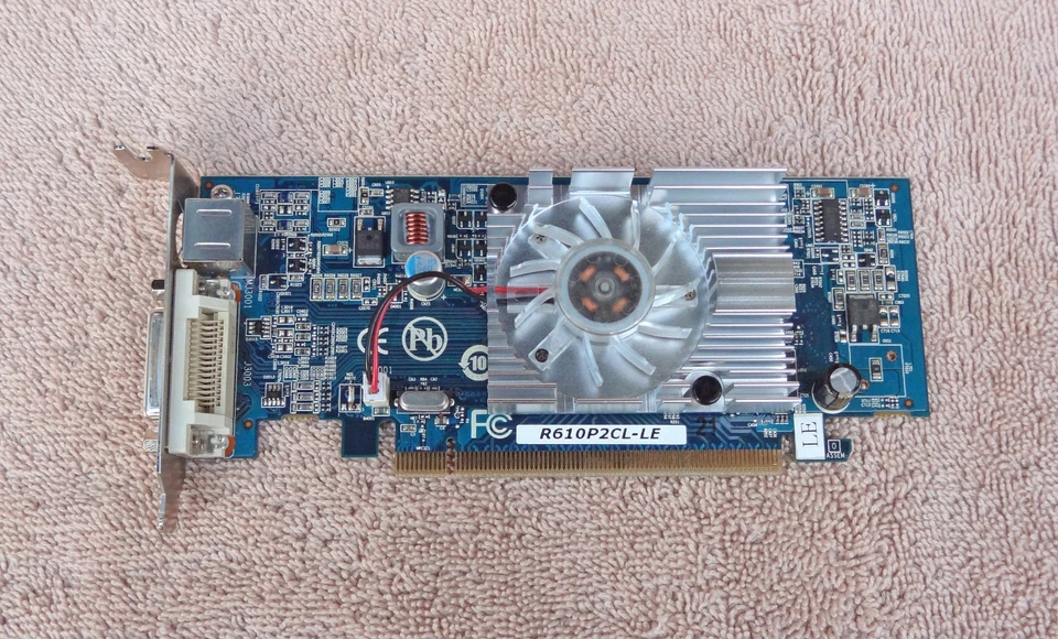 IBM Lenovo ATI Radeon HD 2400 XT 256MB Video Card DMS-59 Low Profile 46R4160 - Image 1 of 1