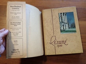 WWII 1942 SPRINGFIELD SENIOR HIGH SCHOOL Missouri Lebenslauf Jahrbuch jährlich mit DJ - Bild 1 von 13