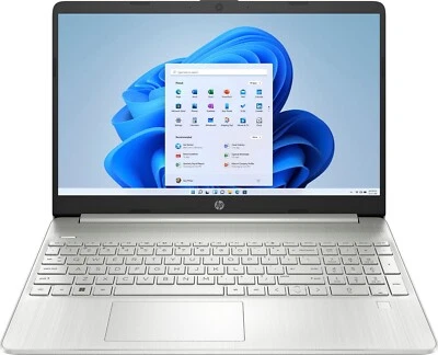 HP - 15.6" Laptop - AMD Ryzen 3 - 8GB Memory - 256GB SSD - Natural Silver - Image 1 of 4