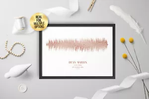 Stampa artistica personalizzata FOIL Soundwave, poster musica canzone/artista preferito - Foto 1 di 8