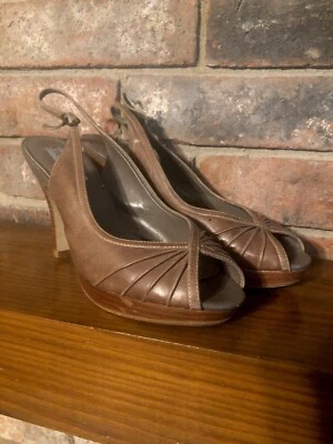 Zapatos de salón Steve Madden para mujer de cuero marrón talla 8,5 Foto 1 de 4