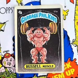 Topps 1985 Garbage Pail Kids 2nd Series Russell Muscle Card 51a - Bild 1 von 3