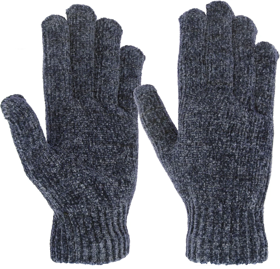 Guantes mágicos básicos de invierno de chenilla suaves y elásticos para mujer Foto 1 de 1