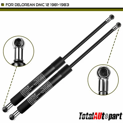 2x Soportes de elevación de puerta lateral amortiguador puntales resortes para DeLorean DMC 12 1981-1983 Foto 1 de 4
