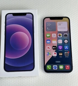 Apple iPhone 12 Purple 64GB Unlocked Smartphone Excellent Condition - Picture 1 of 4