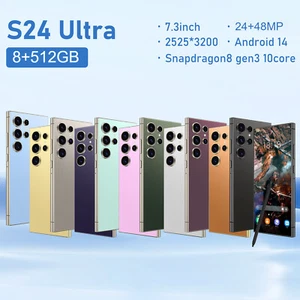 S24 Ultra Smartphone 7.3" HD Factory Unlocked Android 8+512GB 8000mAh Dual SIM - Picture 1 of 29