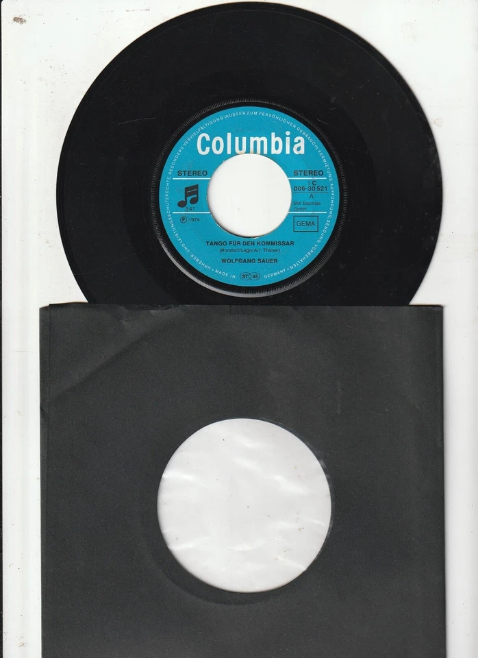 Wolfgang Sauer - Tango für den Kommissar, Und trotzdem liebe ich dich 7" Vinyl - Bild 1 von 1