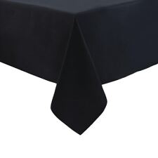 Mitre Essentials Occasions Tablecloth in Black - 100% Polyester - 135 x 135 cm