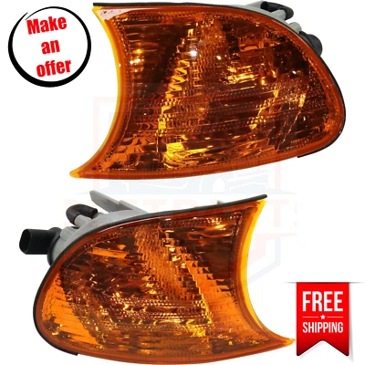 Corner Light Set of 2 Left & Right for 2001 BMW 325Ci/330Ci Base - Image 1 of 4