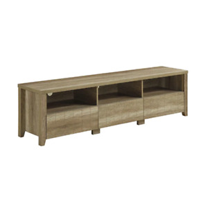 NNEDSZ Cabinet 3 Storage Drawers with Shelf Natural Wood like MDF Entertainment