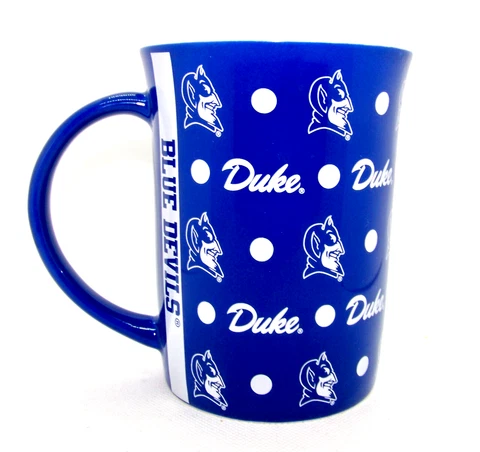 Duke Blue Devils NCAA Line Up Coffee Mug Tea Cup 15 oz White Interior Cover