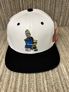 THE SIMPSONS SNAPBACK WHITE HAT BY WAYWARD - NEW WITH TAGS - FREE SHIP. - Picture 1 of 7