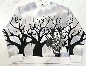 Disney Parks Halloween Mickey Vampire Woods Sweatshirt MEDIUM 2024 Disneyland - Picture 1 of 2
