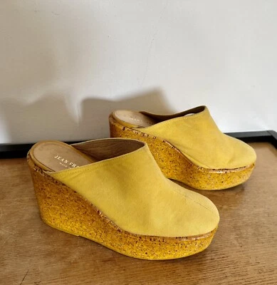 Chaussures sabot Compensés  Liège vintage 1970 Marque Jean-Charles Italie 38FR - Photo 1/4