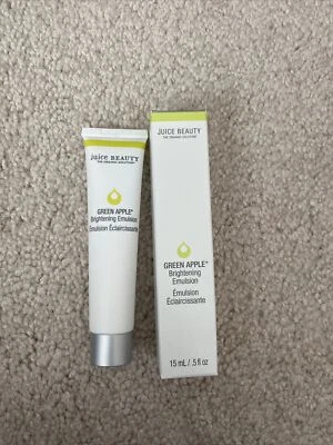 Emulsión iluminadora Juice Beauty verde manzana 0,5 oz/15 ml tamaño de viaje EXP 06/23 Foto 1 de 3