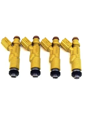 JUEGO DE 4 INYECTORES DE COMBUSTIBLE DENSO 23250-22060 2000-2003 TOYOTA CELICA MATRIX Foto 1 de 2