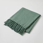 Pilbeam Living Calla Throw Blanket Lily Pad. W127 x H152.  Lightweight cotton
