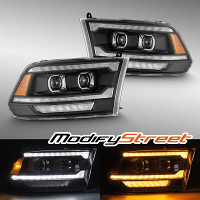 Faro proyector negro serie LUXX Fit 09-18 Ram Truck (5ta generación 2500 estilo G2) Foto 1 de 4