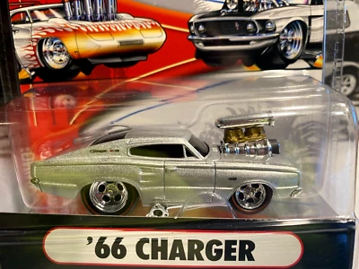 THE ORIGINAL MUSCLE MACHINES - 1966 DODGE CHARGER 426 HEMI - 1/64 -66 CHARGER  - - Image 1 of 4