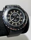 Geneva water resistant watch rubber wrist band