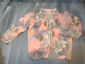 Angelon by Darlene Hand Screen Printed Sweater Vintage Size small - Picture 1 of 4