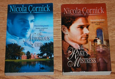 The Notorious Lord & The Rake's Mistress by Nicola Cornick, paperback--like new - Image 1 of 4