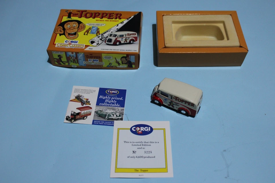 CORGI COMIC CLASSIC 96887 MORRIS J VAN TOPPER NUOVO/NEW BOX - Immagine 1 di 1