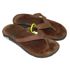 Chaco Flip Women's Size 9 Brown Leather Classic Flip Flop Sandals
