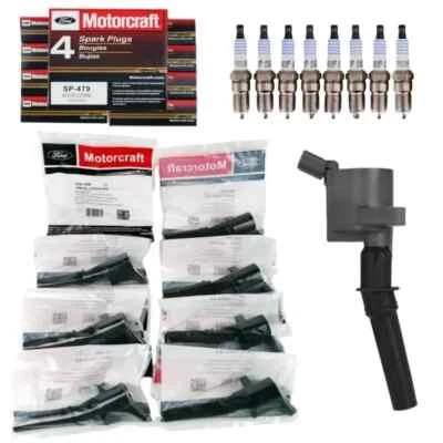 OEM 8X Ignition Coil Pack and Platinum Spark Plug for Ford 4.6L 5.4L V8 Foto 1 de 4