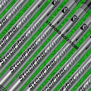 Aerotech Steelfiber i55/i70/i80/i95/i110CW Iron Golf Shafts .355" Taper Tip Set - Picture 1 of 42