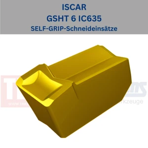 10 x ISCAR GSHT 6 IC635 SELF-GRIP placas reversibles de encendido y corte - Imagen 1 de 1