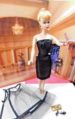 Muñeca Barbie Reproducción Mattel De Colección con Traje de Magia Negra Foto 1 de 4