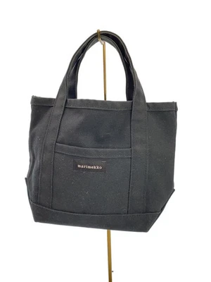 Bolsa Marimekko em algodão liso (preta) - Imagem 1 de 4