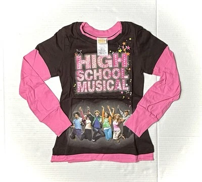 Disney High School Musical Youth Girls Size Small Brown 2006 Teen Movie Graphic - Image 1 of 4