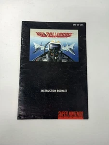U.N. Squadron Instruction Booklet MANUAL ONLY (Super Nintendo SNES) NO GAME - Picture 1 of 12