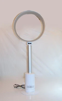 Ventilador sin aspas con pedestal multiplicador de aire Dyson AM08 blanco/plateado * PREMIO MARCA TRANQUILA Foto 1 de 4