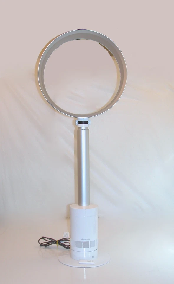 Dyson AM08 Air Multiplier Pedestal Bladeless Fan White/Silver * QUIET MARK AWARD - Image 1 of 4