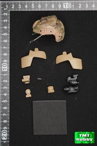 1:6 Scale ES 26071R FSB Alpha Team Leader - Airframe Helmet w/ NVG Set - Picture 1 of 3
