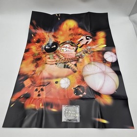 Worms Armageddon 24" X 18" Poster & Coin Limited Run Games CE N64 Dreamcast 